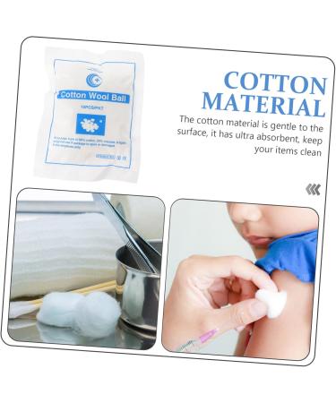 Beavorty 12 Absorbent Cotton Balls Supplies Cotton Wool Makeup Cotton Balls Stuff Round Cotton Balls Ordinary Cotton Household White Small Cotton Ball - Buy Online on GoSupps.com