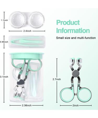 Buy Refesta Green Contact Lenses - Portable Eye Supporter with Tweezers for Outdoor Use | International Shipping Available - Buy Online on GoSupps.com