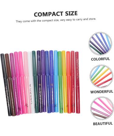 Mipcase 18pcs Eyeliners Eye Makeup Eyeliner Drawing Accessories Cosmetics Waterproof Women for Line - Buy Online on GoSupps.com
