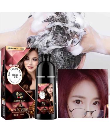  Shurzzesj Shampoo for hair dye shampoo for natural hair dye rich lathering shampoo that dyes your hair 450 ml deep cleansing hair care solution - Buy Online on GoSupps.com