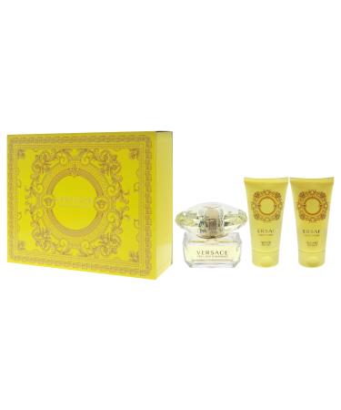Versace Yellow Diamond 3 Piece Gift Set for Women packaging may vary - Buy Online on GoSupps.com