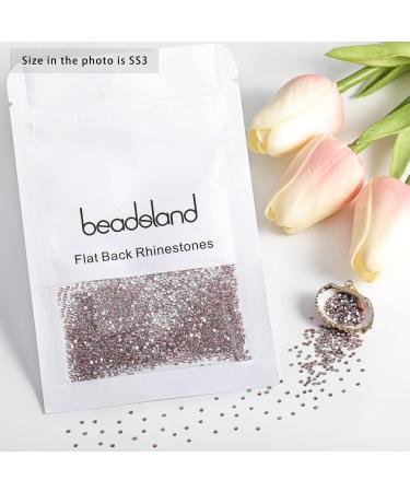 Beadsland 1440 Flat Back Rhinestones - Light Purple SS3 Nail Crystals for Stunning Nail Art - Buy Online on GoSupps.com