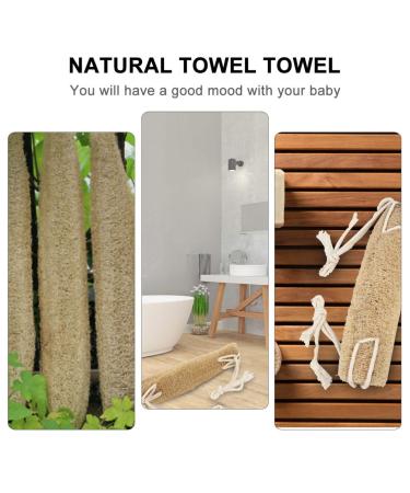 Milist Luffa Bath Towel & Shower Washer - Natural Back Scrubber & Travel Bath Brush - Buy Online on GoSupps.com