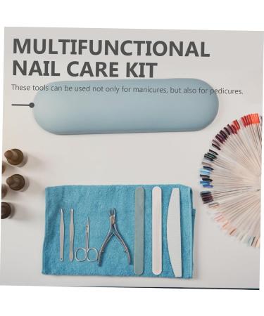 FOMIYES 3 Sets Nail Set Nail Pliers Trimmer Nail File Head Portable Nail Clipper Finger Nails Art Plier Gel Manicure Kit Pedicure Kit for Toenail Cosmetic Baby Pusher Stainless Steel - Buy Online on GoSupps.com