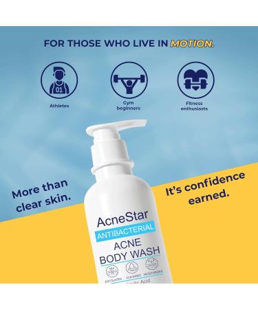 Acnestar Antibacterial Acne Body Wash with Salicylic Acid - Treats Back Chest Shoulder & Butt Breakouts Fights Clogged Pores & Cystic Acne Antifungal Body Wash - for Men & Women - Buy Online on GoSupps.com