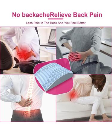 Refresh Neck and Back Extensor - 2023 Adjustable Spine Board for Lower Back Pain Relief - Soothing Lumbar Device in Gray - Buy Online on GoSupps.com