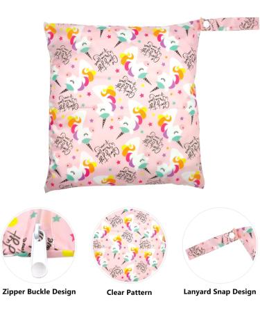ALLY-MAGIC Waterproof Wet Bag: Washable Diaper Bag for Swimsuits - Pink, 28x30cm - Buy Online on GoSupps.com