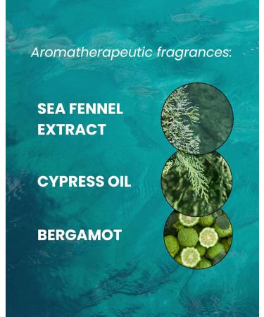 ManCave Sea Salt Shower Gel for Men - Natural Vegan Formula with Coastal Aroma Sulphate & Paraben Free 200ml - Buy Online on GoSupps.com