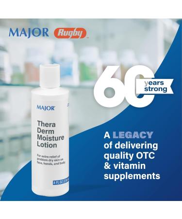 MAJOR Thera Derm Moisture Lotion - Helps Offer Dry Skin Relief on Face Body and Hands - 8 Fl Oz (3 Pack) 8 Fl Oz (Pack of 3) - Buy Online on GoSupps.com