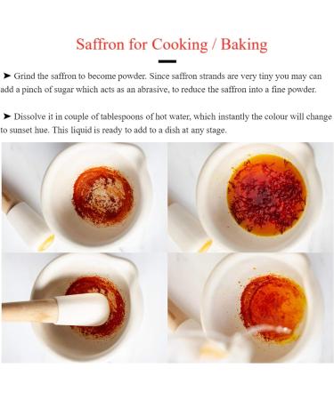 Premium Natural Saffron Threads Pure Red Saffron Spice Threads | for Culinary Use Such as Tea Paella Rice (4 Grams) - Buy Online on GoSupps.com