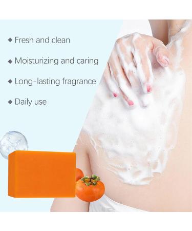  WRANBAO Set of 2 coconut-khaki bath soaps eliminates body odor deodorant shower gel for face and body cleanses and moisturizes softens and refreshes the skin fights odors - Buy Online on GoSupps.com