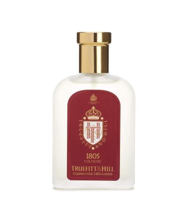 Truefitt & Hill Luxury Cologne - 1805 - Premium Long-Lasting Oceanic Men's Fragrance Presented in a Beautifully Etched Traditional Atomizer Bottle - 3.38 oz. - Buy Online on GoSupps.com