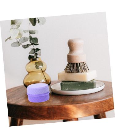FOMIYES 1 Set Cream Box Empty Makeup Pot Salve Jar Makeup Pots Container Lotion Cream Jar Face Cream Pot Cream Holder for Women Body Butter Jar Storage Box Miss Leakproof Purple Silica Gel 6.5X6.5X4.5CM Purple - Buy Online on GoSupps.com