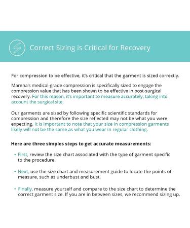 Marena Recovery Stage 1 Black XS Mid-Calf Compression Girdle with High-Back - Buy Online on GoSupps.com