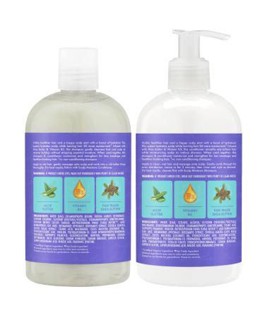 SheaMoisture Dry Scalp Shampoo & Conditioner Set - Hydrating Curly Hair Treatment with Aloe Butter & Vitamin B3 - 13 Oz Each | International Shipping Available - Buy Online on GoSupps.com
