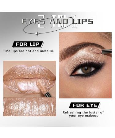 NewBang Metallic Glitter Liquid Lipstick Set - 3 Colors, Chameleon Lip Gloss, Waterproof Formula - Christmas Party Makeup Gift - 0.33 Fl Oz (Pack of 3) - Buy Online on GoSupps.com