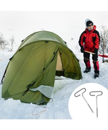 LFUTARI Ice Anchor Tool Kit - 1pc Drill Adapter & 4pcs Threaded Pegs for Ice Fishing Shelter Stake Nail - Universal Anchors Tool Set for Sewing Ice Inserts - Buy Online on GoSupps.com