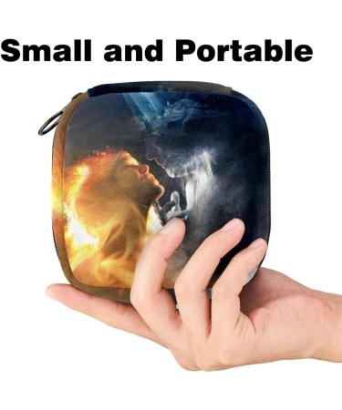 Portable Women's Binding Storage Bags | Menstrual Cup & Tampon Bags for Teens | Fire Water Use Love 09 - Buy Online on GoSupps.com