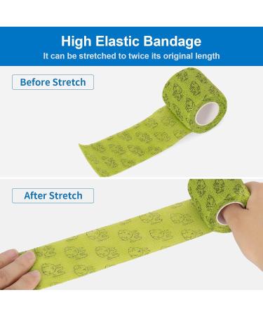 SEADESKY 6 Roll Pet Vet Wrap Self Adhesive Bandage 2 Inch Self Adherent Cohesive Bandages for Pets First Aid Elastic Bandage for Sports Stretch Tape for Wrist Ankle - Buy Online on GoSupps.com