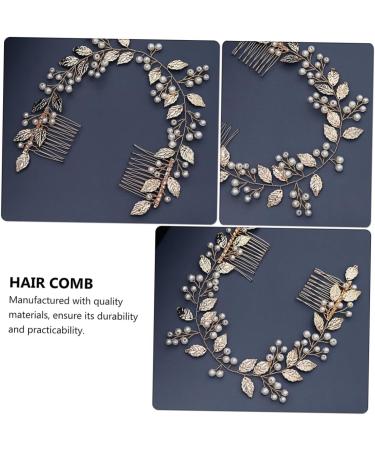 DOITOOL 1pc Handmade Pearl Comb Bride Hair Comb Handmade Hair Comb Pearl Hair Pin Bridal Hair Comb Pearl Hair Barrettes Hair Decor Bridal Headdress Bridal Comb Alloy Accessories - Buy Online on GoSupps.com