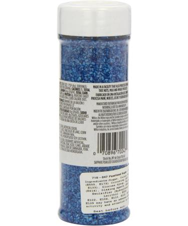 Wilton Sapphire Pearlised Sugar Sprinkles 148g (5.25oz) - Buy Online on GoSupps.com