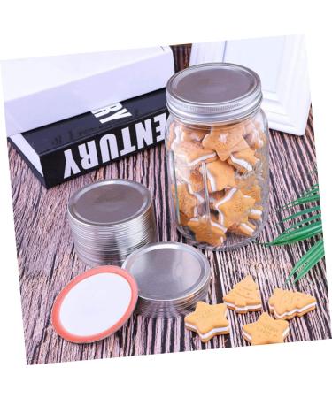 IMIKEYA 54pcs Mason Jar Lids Tinplate Solid Disc - Buy Online on GoSupps.com