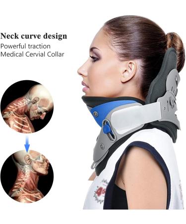 Neck Correction Repair Collar & Support Brace | Breathable Cervical Traction Massager for Spine Relief - Buy Online on GoSupps.com