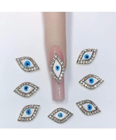 10 PCS 3D Evil Eye Nail Charms - Metal Decorations for DIY Crafts and Nail Art - Buy Online on GoSupps.com