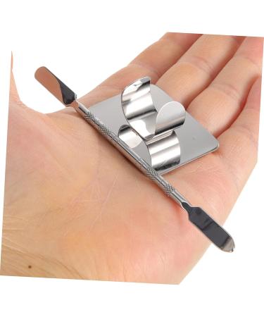Buy Toddmomy 2 Sets Stainless Steel Ring Palette Outdoor Makeup Set - Mini Silver 11.6x0.6CM | International Shipping Available - Buy Online on GoSupps.com