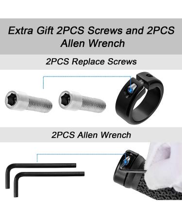 Hapleby Premium Single Lock-on Bike Grips with Anti-Slip - Mountain Bicycle Handlebar Grips - 2PCS Screw and Allen Wrench Included - Buy Online on GoSupps.com