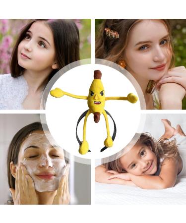 Banana Headband for Women Yellow Banana Food Headband | Photo Props for Cosplay Gathering Costume Accessory for Adults Dress Up Hat Stylish Hair Accessories - Buy Online on GoSupps.com