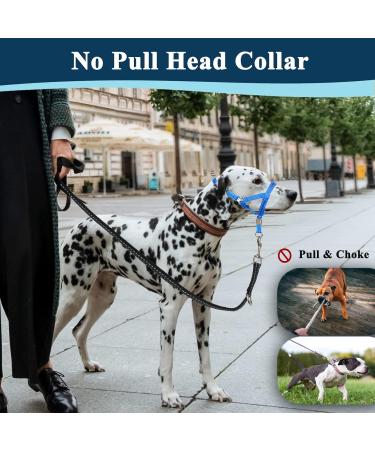 Dog Handlebar Harness - No Pull Soft Halter with Safety Clip for Heavy Pulling - Durable Training Gear for Medium & Large Dogs (Snout: 7-12.5) - Buy Online on GoSupps.com