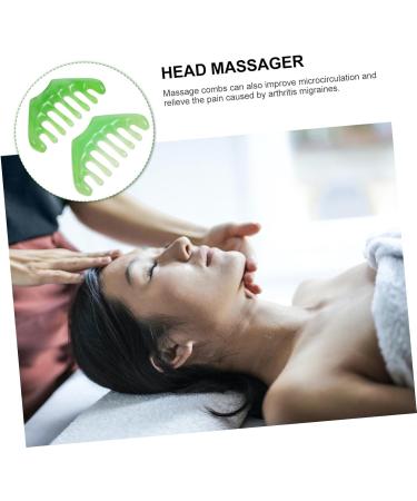 Beavorty 6 STK Massage Comb - Eight Teeth Circulation Scraping Tool for Full Body & Hair Gua Sha Massage - Multifunctional Massage Device - Buy Online on GoSupps.com