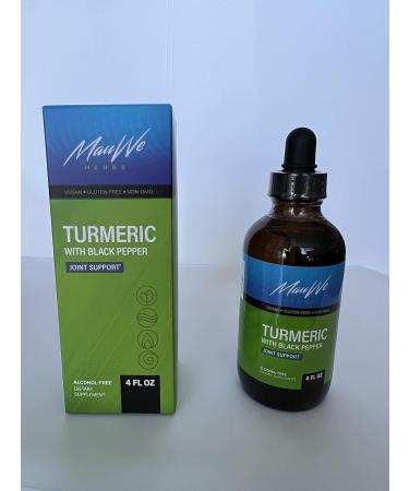 Turmeric Curcumin & Black Pepper Tincture - 4 fl. oz | Heart & Joint Support - Buy Online on GoSupps.com