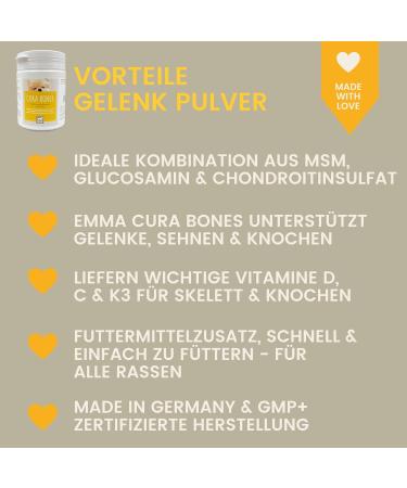 Dogs MSM 150Gr Joint Powder Dog with Glucosamine Chondroitin Vitamins CD K3 Calcium I for Joints & Joint Function for Joints I Joint Care MSM Powder - Buy Online on GoSupps.com