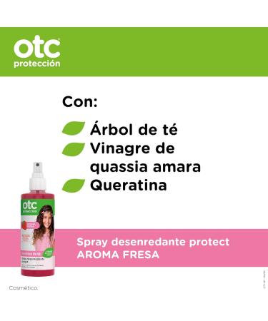 OTC Anti-Lice Leave-In Spray - Strawberry Fragrance | Moisturizing Protection for Kids - 250ml - Buy Online on GoSupps.com