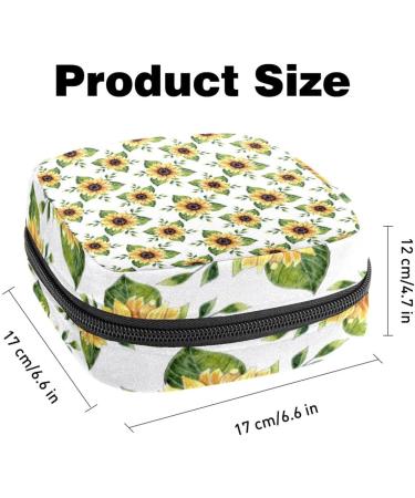 Shop Muooum Sunflower Menstrual Artery Bag - Stylish Zipper Bag for Tampons | Women's Bandage Bag - Buy Online on GoSupps.com