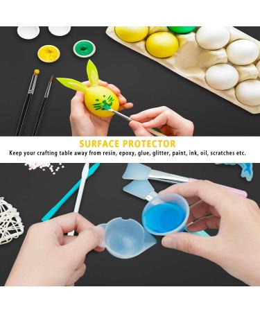Gartful Black Extra Large Silicone Mat 23.6 x 15.7 inches - Resin Casting Mold, Countertop Protector, Placemat Table Saver Pad - Nonstick & Nonskid - Reusable Craft Sheet - Buy Online on GoSupps.com