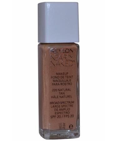 Revlon Nearly Naked Make Up Foundation 30ml-220 Natural Tan