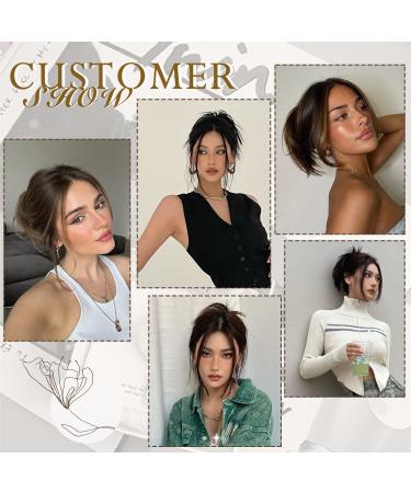 2PCS Messy Bun Hair Piece Set - Claw Clip Updo Hair Buns for Women (Natural Black) - Buy Online on GoSupps.com