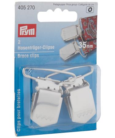 Prym suspender clips 18 mm silver-coloured 2 pieces
