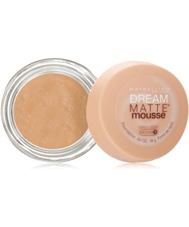 Maybelline Dream Matte Mousse Foundation Sandy Beige 0.64 oz (Pack of 2)