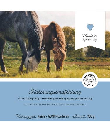 Annimally Zinc for Horses - High-Dose Zinc Pellets (700g) with Black Cumin Zeolite & Brewer's Yeast for Skin Hair & Hoof Health - Buy Online on GoSupps.com