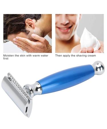 Men's Comfortable Manual Razor | Professional Salon Razor for Barbershops | Blue | International Shipping - Buy Online on GoSupps.com