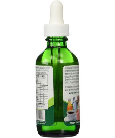Sweet Leaf Stevia Clear 2 fl oz (60 ml) - Natural Zero-Calorie Sweetener - Buy Online on GoSupps.com