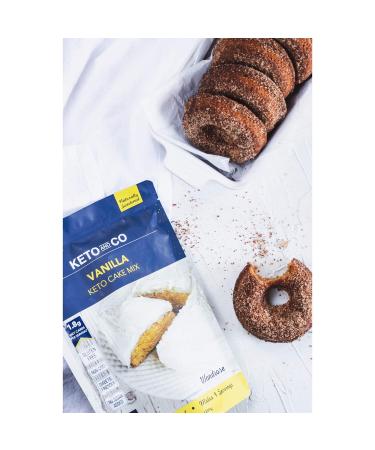 Vanilla Keto Cake Mix - 1.8g Net Carbs, Gluten Free, Low Carb - Keto and Co (8.7oz) - Buy Online on GoSupps.com