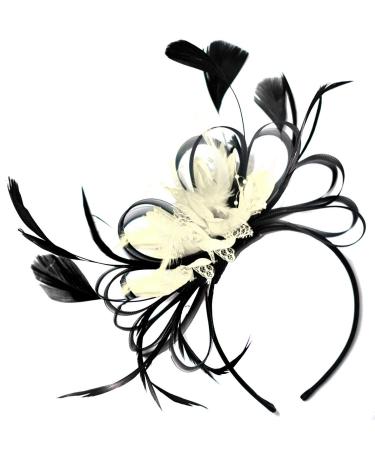 Caprilite Fashion Women's Blackgold_hoopmix One Size Black and Cream