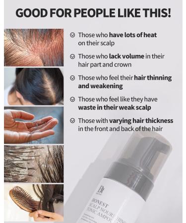 BENTON Honest Scalp Nourishing Tonic Ampoule - pH Balanced Alcohol Free Serum for Hair Thickening & Strengthening - 3.38 fl.oz - Buy Online on GoSupps.com