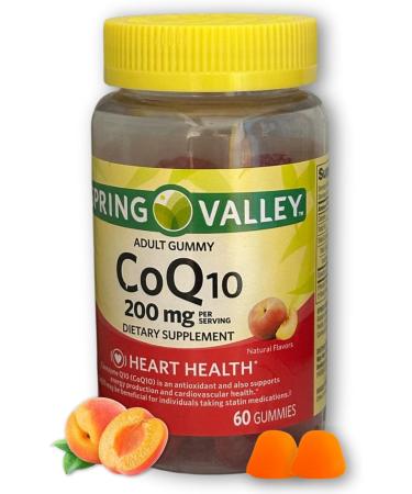 Coq10 200mg Gummies- Coenzyme Supplement for Adults 60 ct (Pack of 1) Boxed by Fusion Shop Store - Buy Online on GoSupps.com