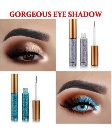 1 Pcs Glitter Eyeliner Liquid eyeliner set Metallic Shimmer Colored Eyeliners Long Lasting Waterproof Glitter Eyeshadow Sparkling Eyeliner Makeup #08 8# - Buy Online on GoSupps.com